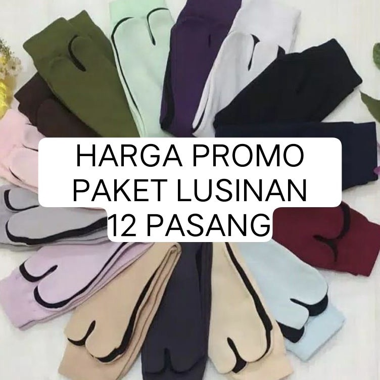 Sale➻ STTM0 Kaos Kaki Jempol Lusinan / Kaos Kaki Muslimah Lusinan / Kaos Kaki Wanita Losinan / Kaos 
