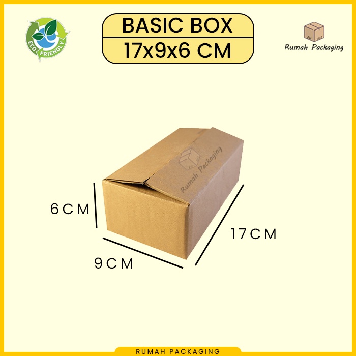 

Kardus / Karton Box Packing Polos 17x9x6 cm
