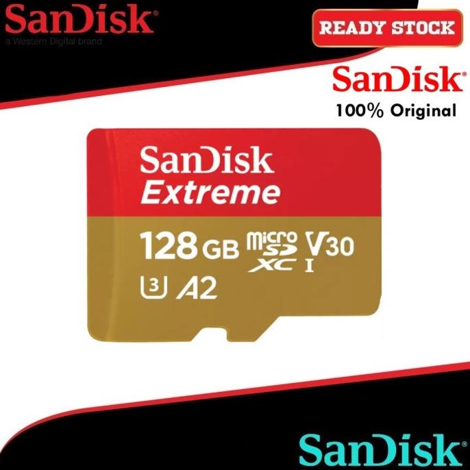 SANDISK EXTREME MICROSD 128GB 160MB/S -MICROSD EXTREME 128 GB 160 MBPS