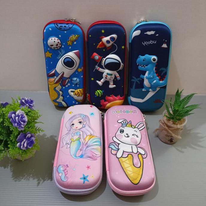 

Tempat Pensil Kotak Pensil Anak Timbul 3D Bahan Eva Anti Air