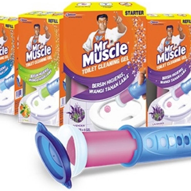 ➷ Mr Muscle Toilet Cleaning Gel Pembersih dan Pengharum Kloset & Toilet ♡