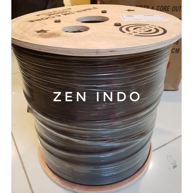 Kabel Fo Fiber Optik 4 Core Outdoor 1000 Meter Spectra