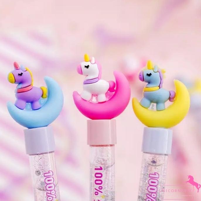 

[Ul] Bolpoin Glitter Unicorn Pena Pulpen Anak Lucu Perempuan Cewek