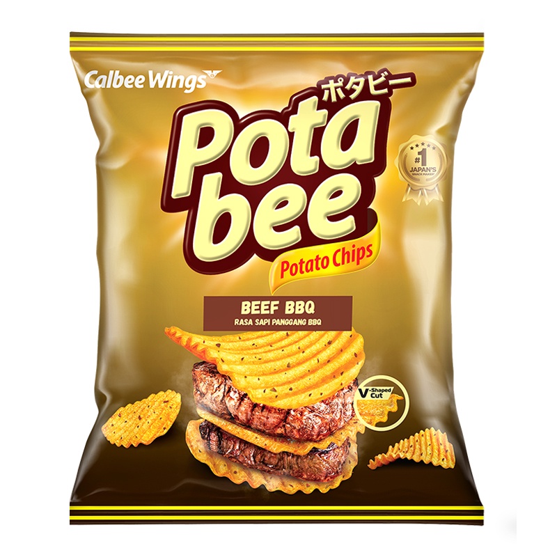 

POTABEE Potato Chips Barbeque Beef 120 g