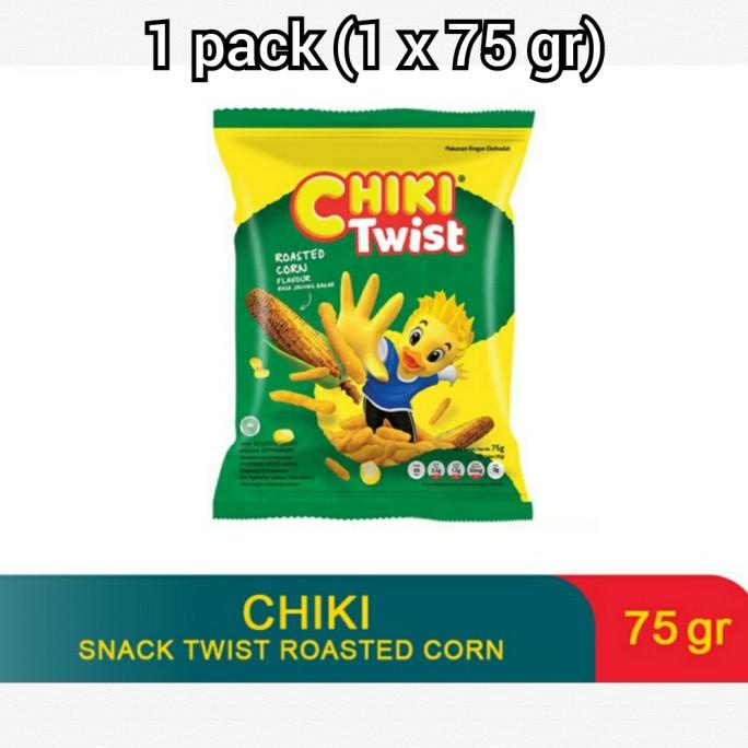 

*****] Chiki Twist Roasted Corn 1 x 75 Gr Rasa Jagung Bakar 1pcs