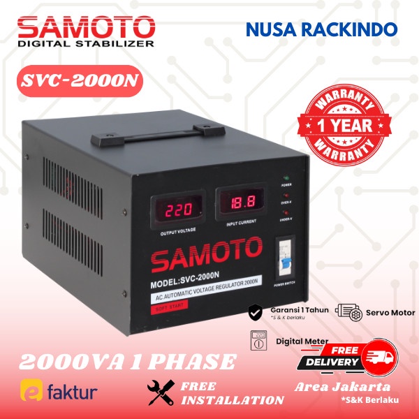 Terlaris Stabilizer Samoto 2000Va - 2000N