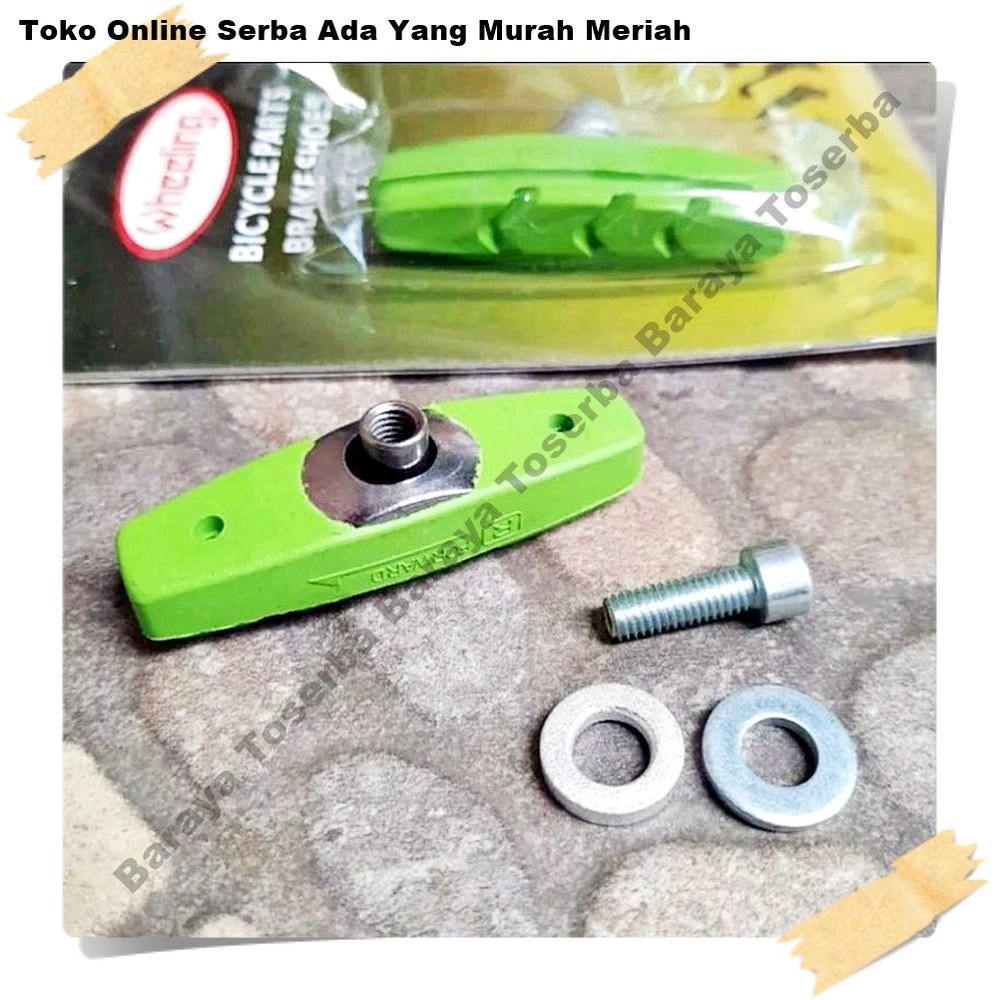 KARET REM SEPEDA BALAP WHEELING Pink Dan Hijau Sepeda Sparepart Termurah