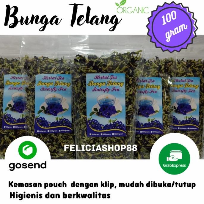 

Bunga Telang Kering 100 Gram Teh Bunga Telang