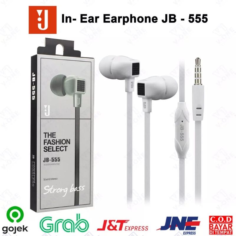 HF/HEADSET EARPHONE JBL JB-555 STRONG BASS