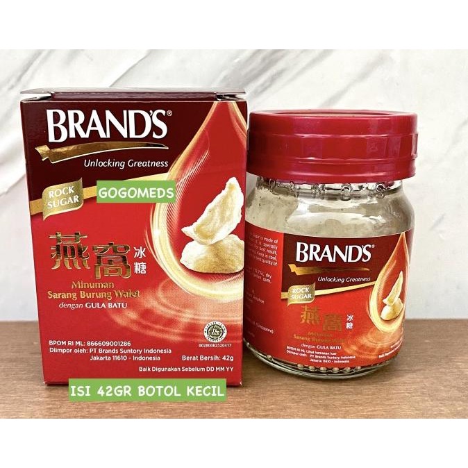 

;&;&;&;&] BRAND BIRD NEST WITH ROCK SUGAR 42GRAM SARANG BURUNG BRAND'S 1 BOTOL