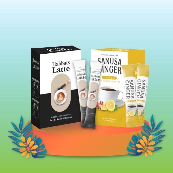 

Ready stock] Paket Bundling Habbats Latte Box + Sanusa Ginger Box Varian Lemon