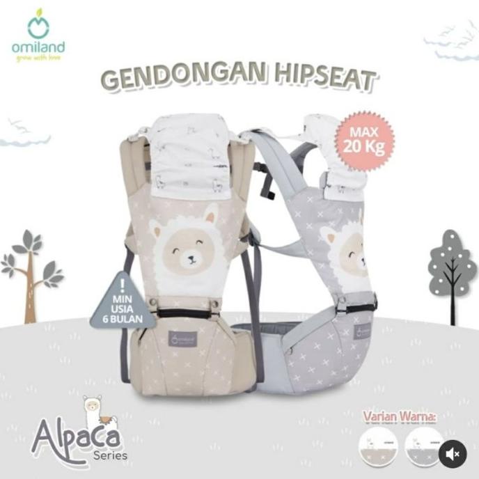 Omiland Gendongan Hipseat Omiland Alpaca Series