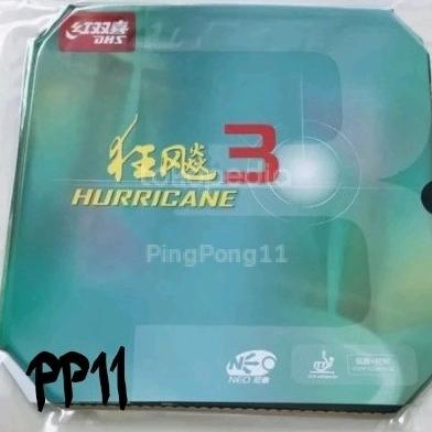 DHS Neo Hurricane 3 Commercial - Rubber Karet Tenis Meja Pingpong