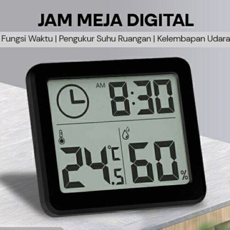 Jam Meja Jam Dinding Digital Suhu Ruangan