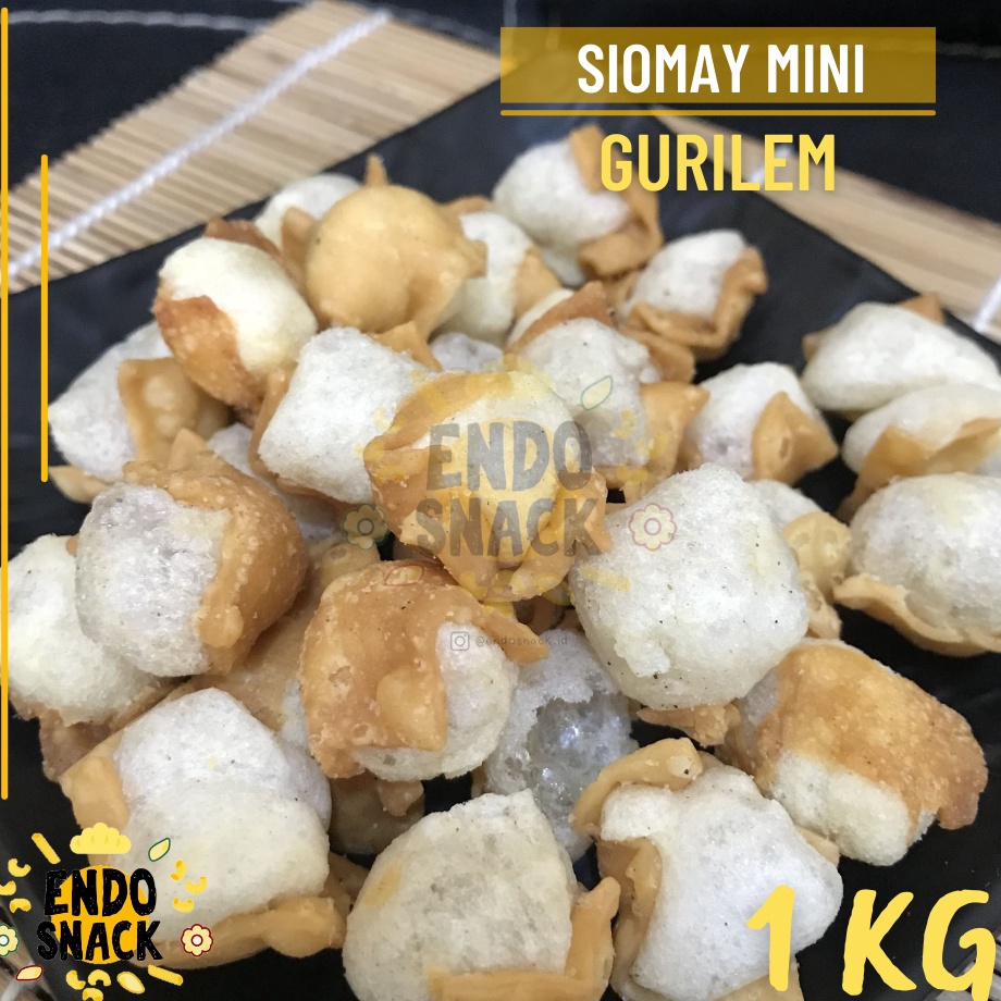 

WMZZ4021 Dijamin Ori>/ 1 Kg SIOMAY MINI SADULUR, Gurilem Cuanki Mini Kerikil, Topping Baso Aci