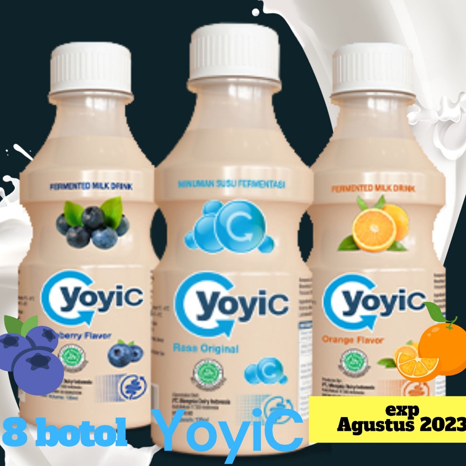 

Dijamin puas BIG PROMO YoyiC Susu Fermentasi 8 Botol (Orange, Blueberry dan Original) 130ml Murah