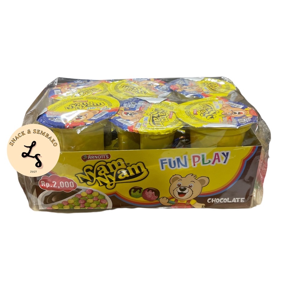 

➝Ready❆ PJPQR Nyam-nyam Fun Play Bubble Puff Chocolate 12pcsx11gr 073 Terkini