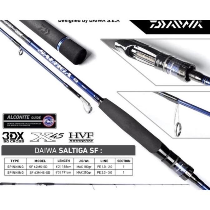 Joran Daiwa Saltiga SF 62 MS-SD