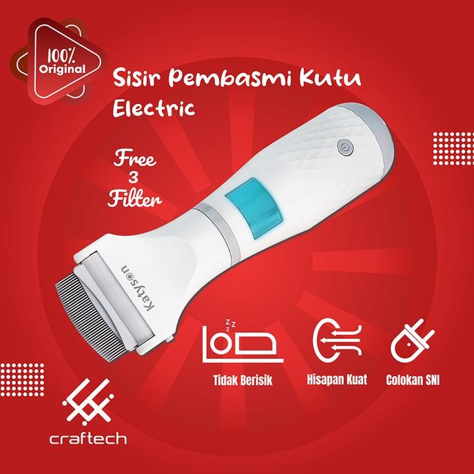 Sisir kutu rambut elektrik Sedot kutu Vacuum ORIGINAL