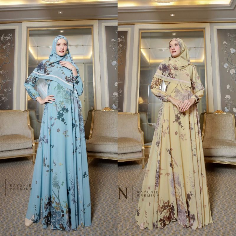 abhipraya series dahayu Balqis dress syari by kyn kayunie premium