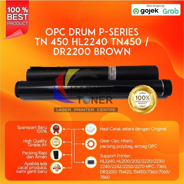 OPC Drum Brother TN450 HL L2540 L2740 DR 2306 630 2356 2360 2540 BAGUS