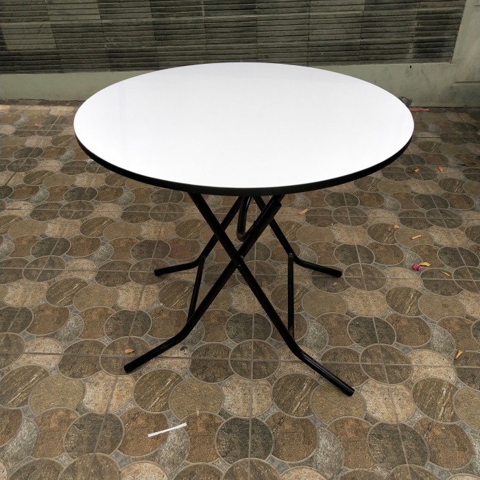 Best Seller Meja Lipat Bulat Diameter 80