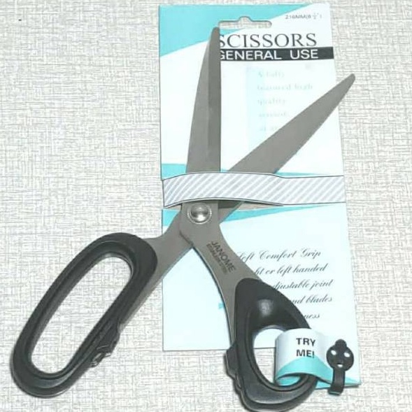 

✹Terbaru ES0QB Gunting Bahan Kain Janome Size 216mm E94 ✴Produk