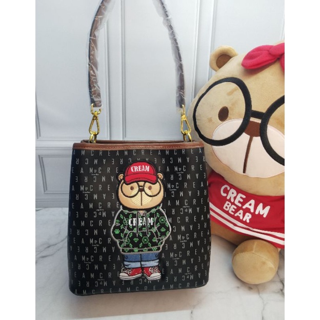 C12372 Tas Cream Bear Original / Tas Selempang / Tas Wanita