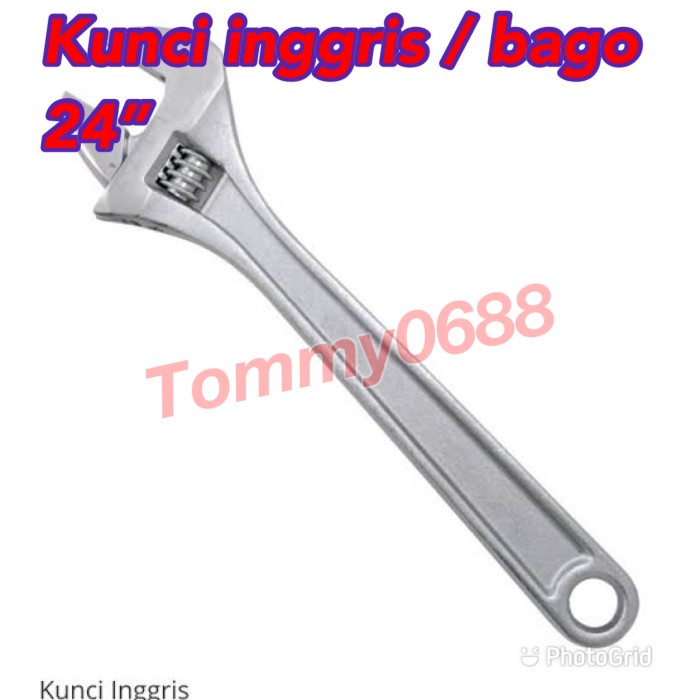 Terlaris Kunci Inggris 24 Inci Kunci Bago 600 Mm Monkey Wrench
