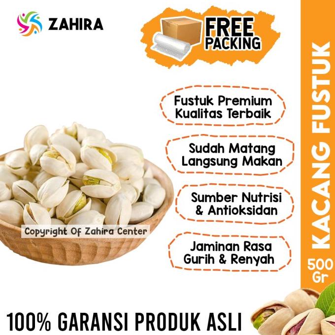 

Kacang Fustuk Pistachio 500Gr Khas Arab Saudi Oleh-Oleh Haji Umrah Best