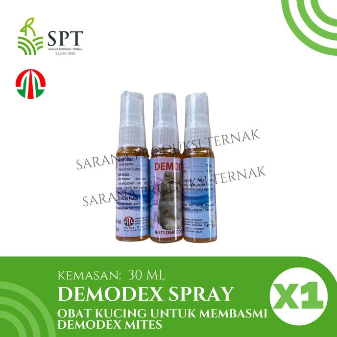 Ready stock] DEMODEX SPRAY CAT 30 ML OBAT KUCING DEMODEX MITES SCABIES TAMASINDO