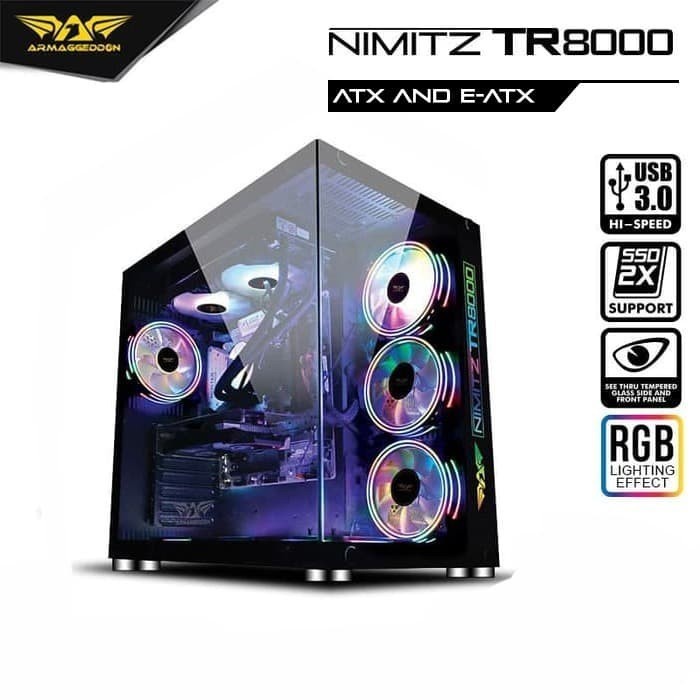 Best Seller Casing Armaggeddon Nimitz Tr8000 - E-Atx