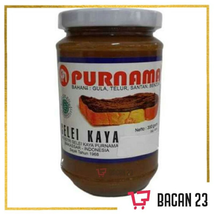 

Terlaris " Selai Kaya Purnama (350Gr) / Selei Srikaya / Bacan 23 - Bacan23