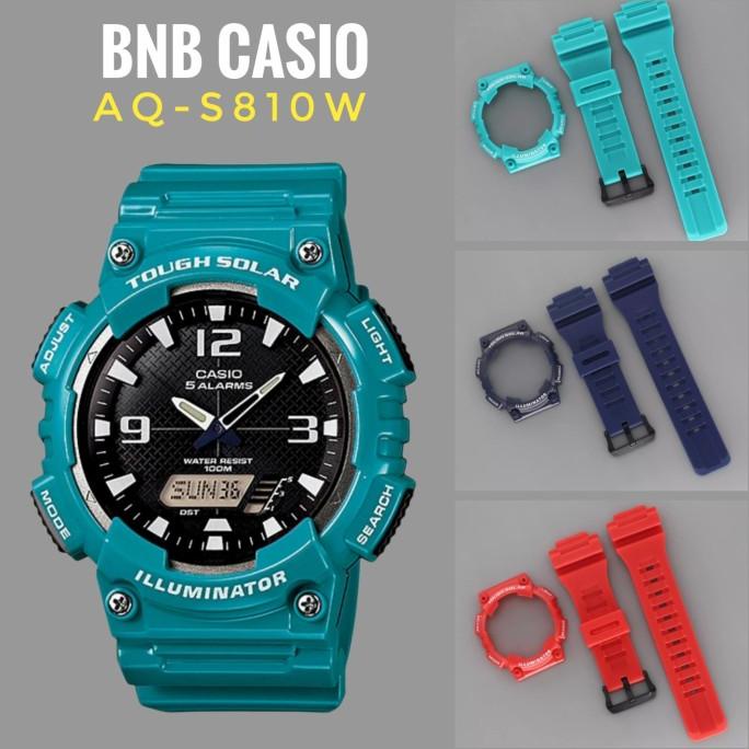 BNB Casio AQ-S810W Bezel Aqs810 Strap Aqs810w Kesing Not G-shock