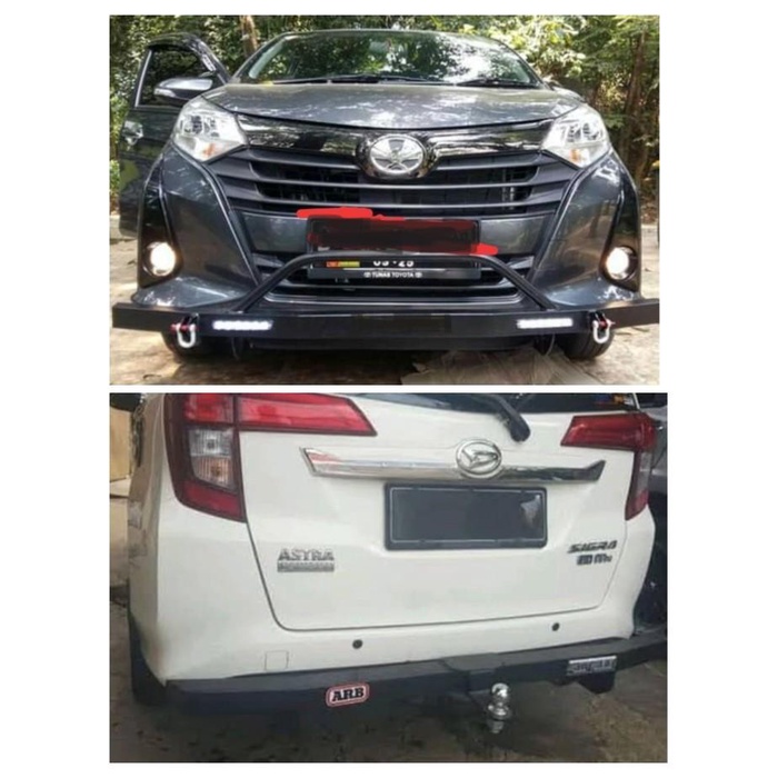 Paket Tanduk Depan+Towing Arb Belakang Untuk Mobil Calya / Sigra
