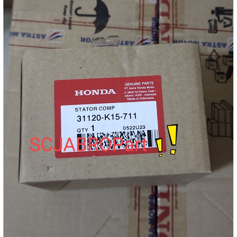 STATOR COMP HONDA CB 150R LED K15P.. 31120 K15 711..ORI AHM