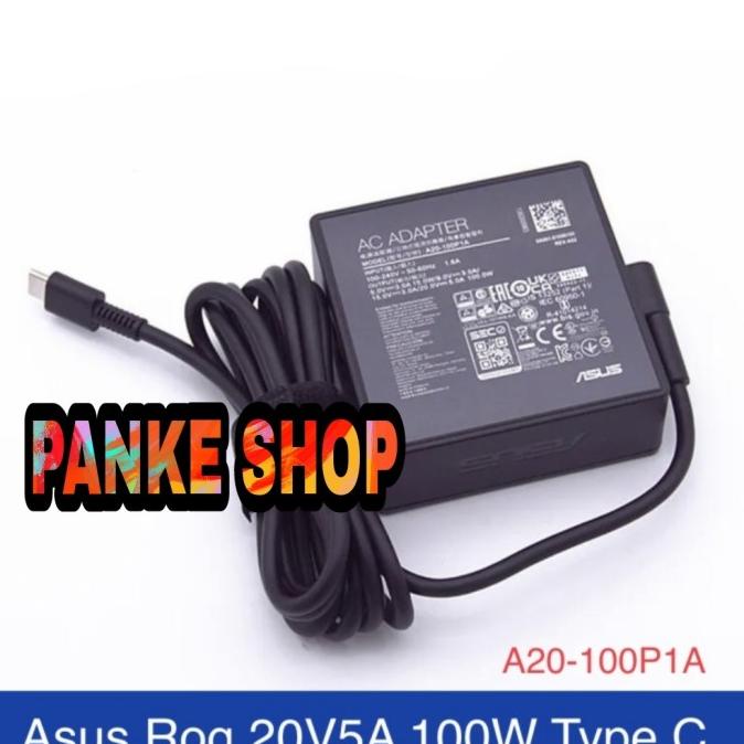 Adaptor Charger ASUS ROG Zephyrus G14 G15 M16 M17 S17 Type C 100W
