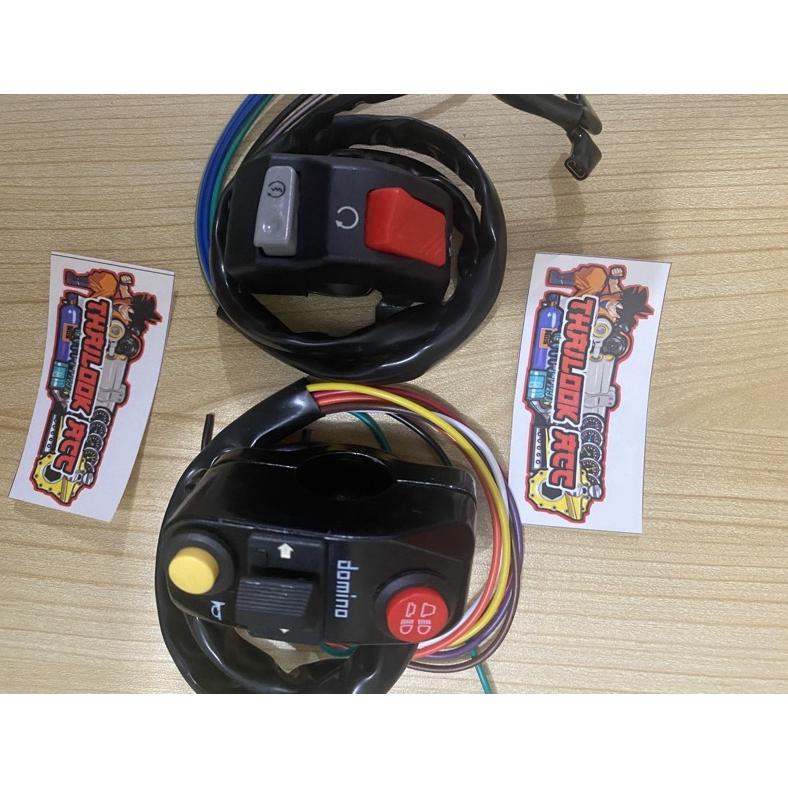 Populer Saklar Set Domino Kiri Kanan Sonic150 Ninja150 Vixion Cb150 Tiger Satria Fu Scorpio Aerox155