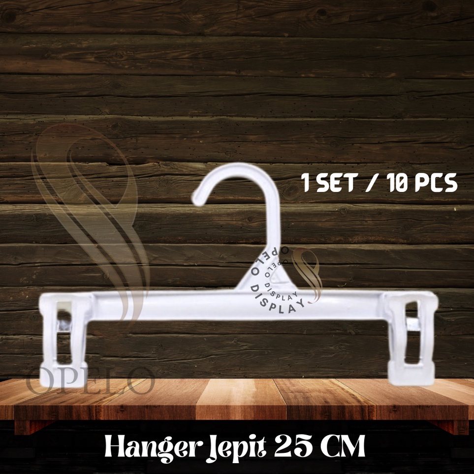 ➟ ( 10 PCS ) HANGER JEPIT CELANA  ANAK 25 CM / JEPIT KERUDUNG 25 CM ✫ Q ❅