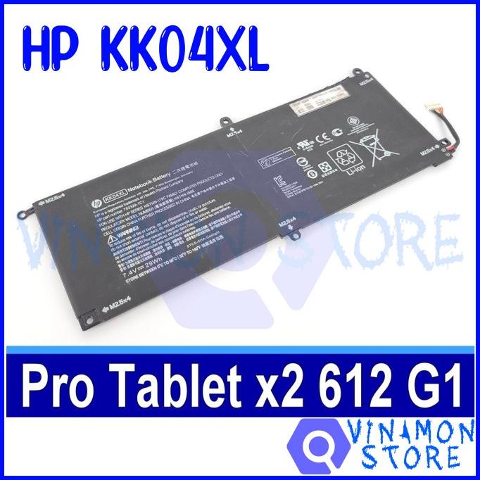 Baterai KK04XL HP Elite x2 1011 G1 Pro x2 612 G1 Series HSTNN-IB6E