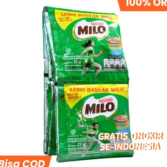 

TSKC2832 ✔ Milo saset 22gr ( rentengan)