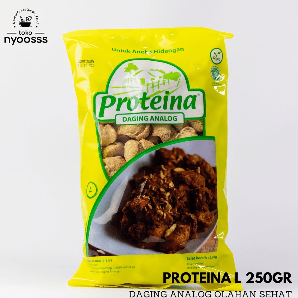 

IdNn4N8 Proteina L 250 Gr / Daging Nabati / Daging Analog