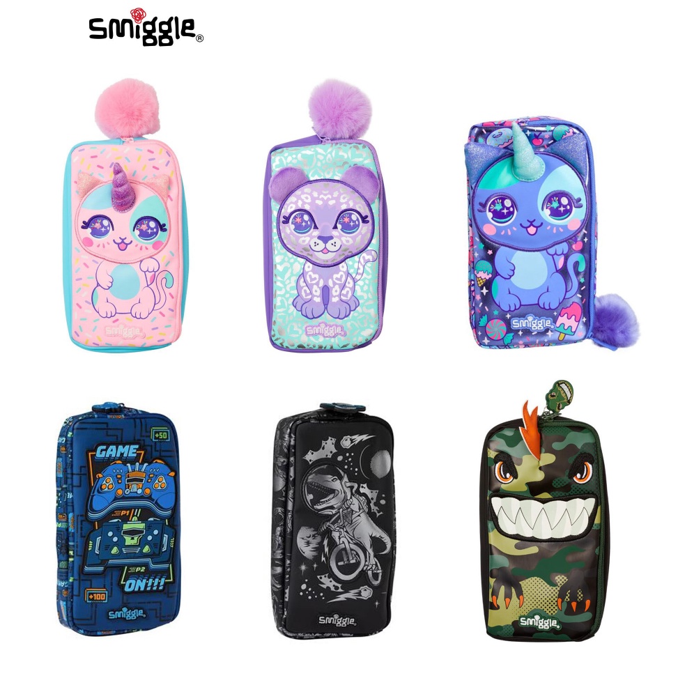 

Diskon Promo.. SMIGGLE Best Budz Character Pocket Pencil Case TJL