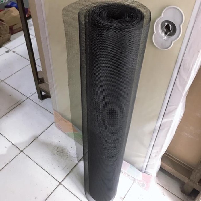 Ready Stok - Kawat Nyamuk Baja Hitam Lebar 1 Meter/ Kawat Nyamuk Tebal Anti Karat