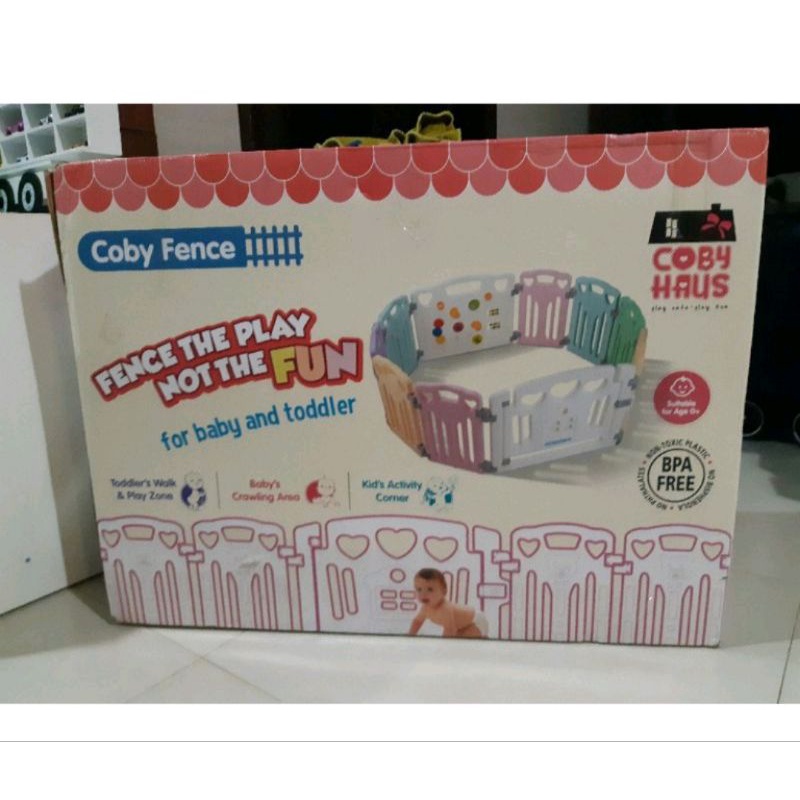 coby haus coby fence 8+2 playmat bayi