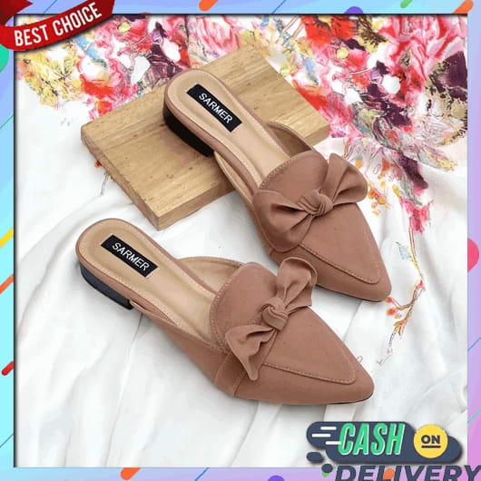 Vn 01 Sandal - Sendal Heels Hils Heals Hels Hak Tapak Tahu Tinggi Andin Kaca Transparan Kondangan Pe