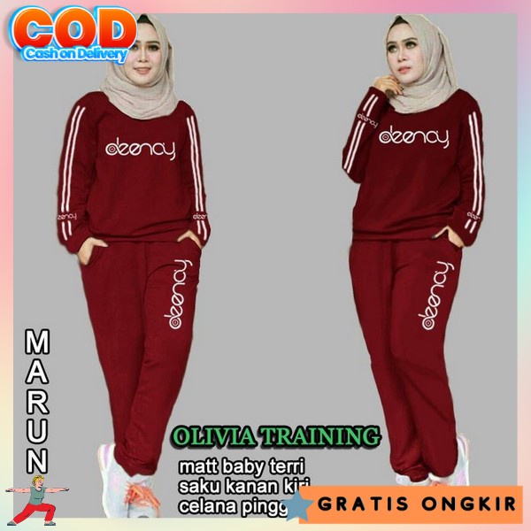 Bsju Senam Ibuibu One Sett Trend Viral Setelam Wnta Casual Pakaian Sensm Ibuibu Kekinian Baju Set Ol