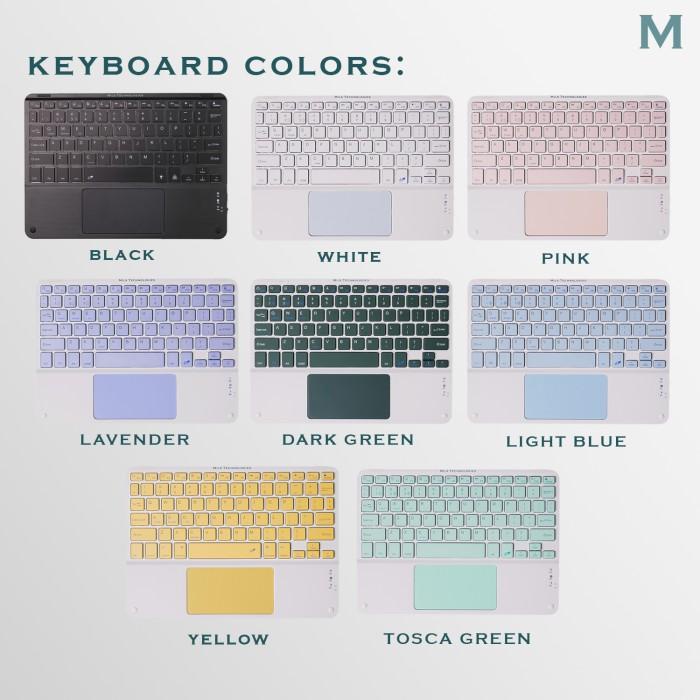 Mils Touchpad Bluetooth Keyboard 7 10 12 Inch For Ipad Huawei Samsung