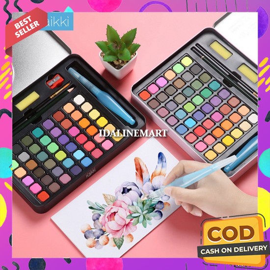 

Water Color Set Non Toxic Tidak Beracun Cat Air Lukis Lengkap Murah Dan Bagus Lengkap Semua Warna Cat Lukis Kanvas Watercolour Painting Padat Cair Watercolor Set Art Cat Air Anak Set Lengkap Kaikki Cat Air Watercolor Set - 36/48 Warna Water Color Ala