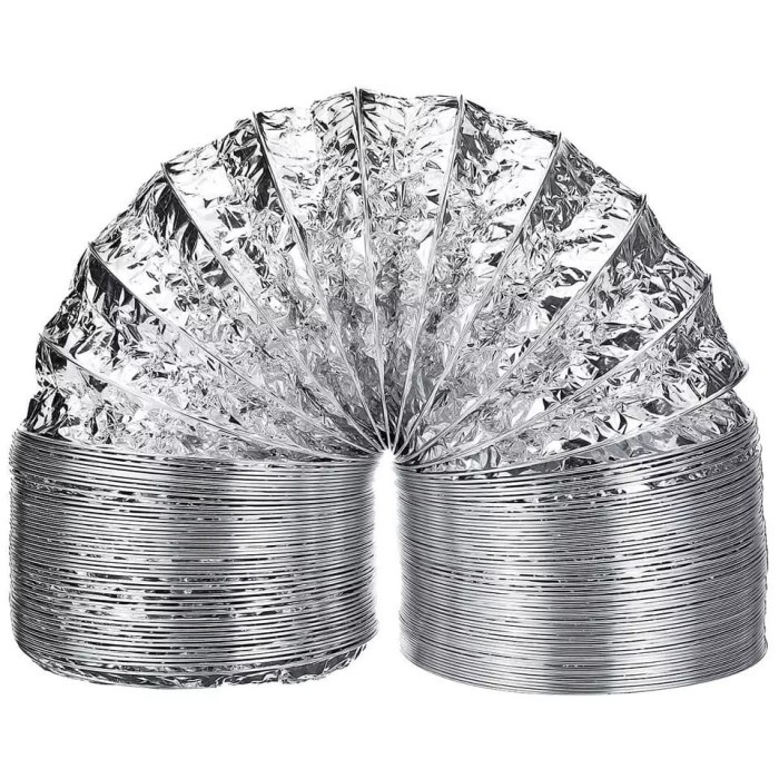 PROMO SELANG FLEXIBLE ALUMINIUM DUCTING EXHAUST FAN BLOWER 5" X 10M TERMURAH